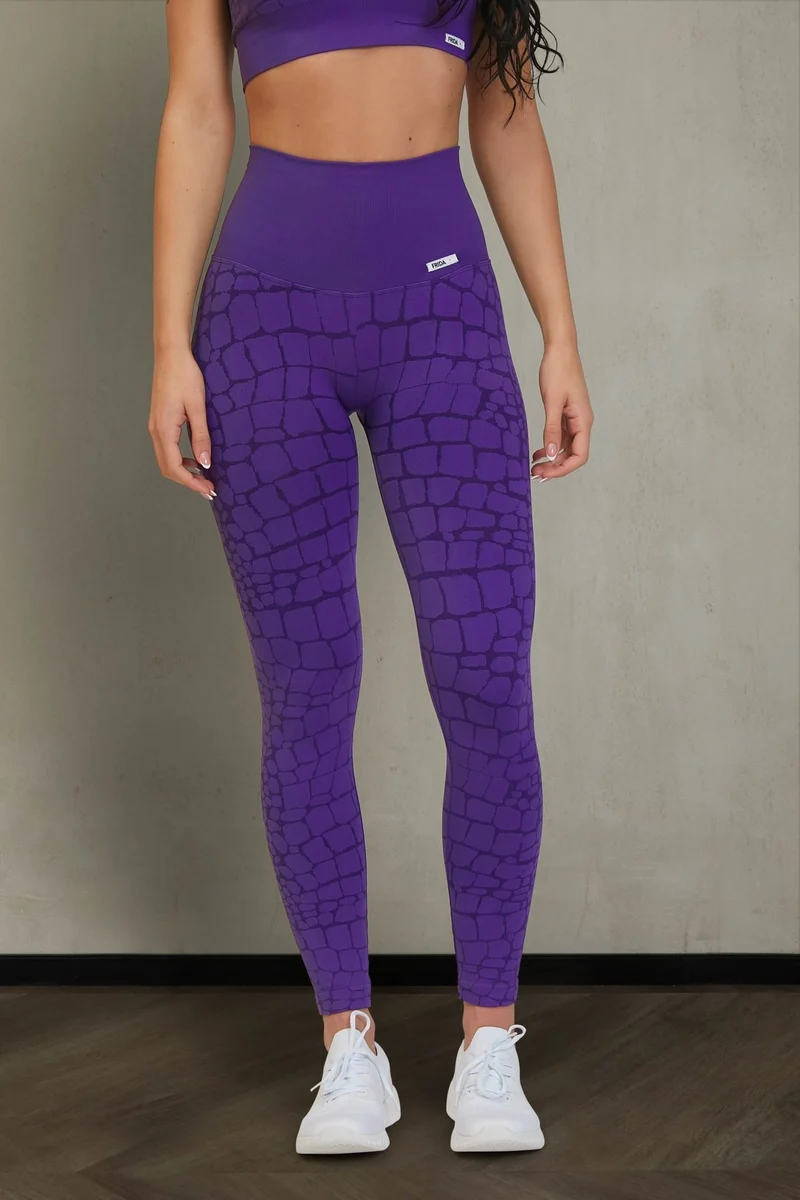 Leggings Push Up All-Up Cocco Viola