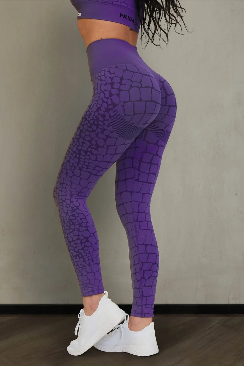 Leggings Push Up All-Up Cocco Viola
