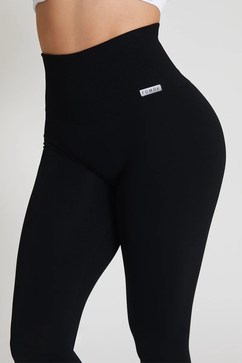 Leggings Basic Fascione Alto Nero