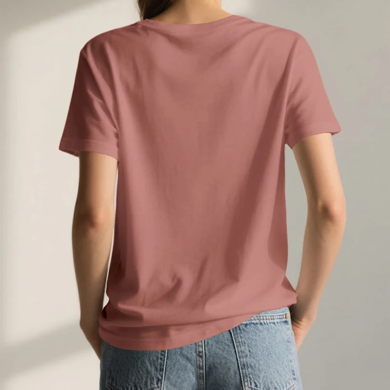 Olivenorma Mandala Floral Tee V-Ausschnitt Regular Fit Lotus Spirituelles T-Shirt