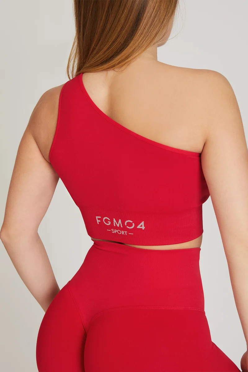 Top Monospalla Rosso Lampone