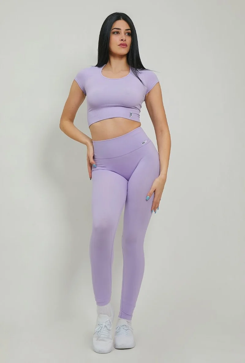 Leggings Soft Push Up Shape-Up Lilas