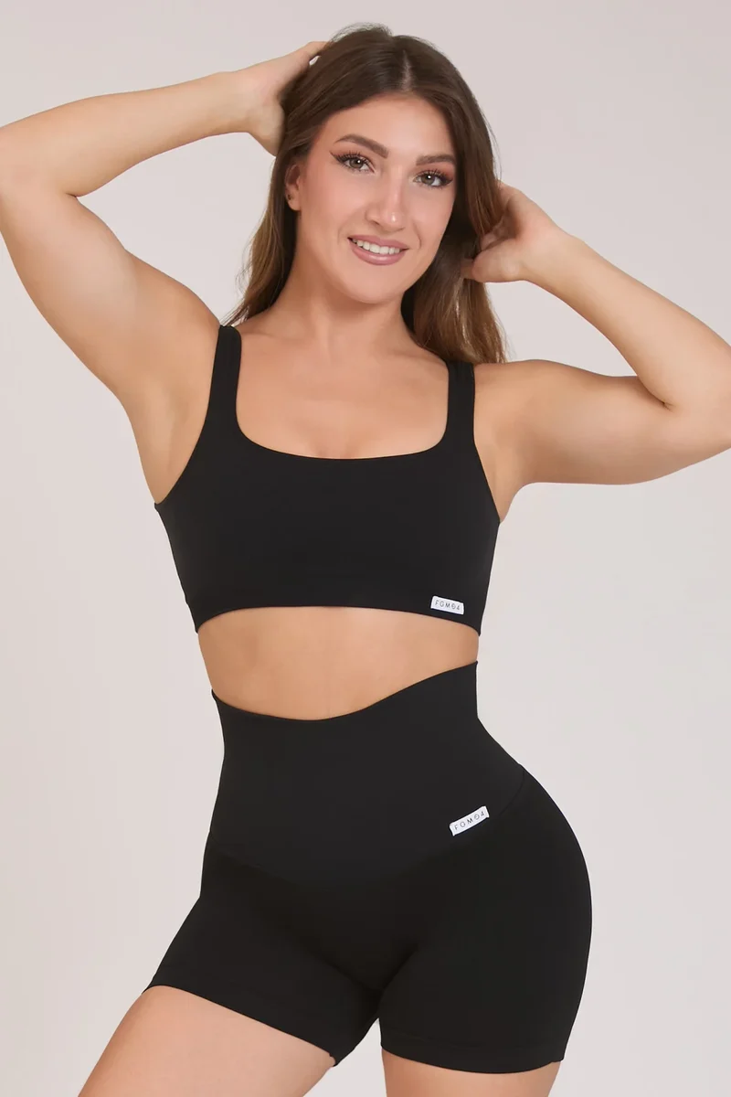Top Calipso Nero Costine