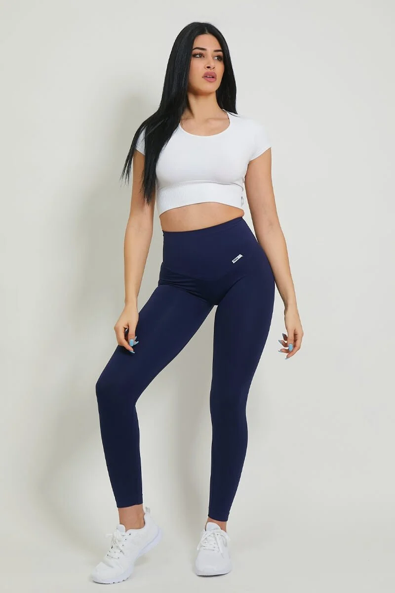 T-Shirt Crop Top Bianco