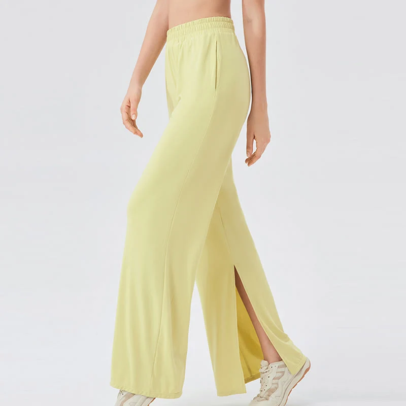 Olivenorma Leichte, weit geschnittene, belüftete, lockere Hose, lässige Yogahose