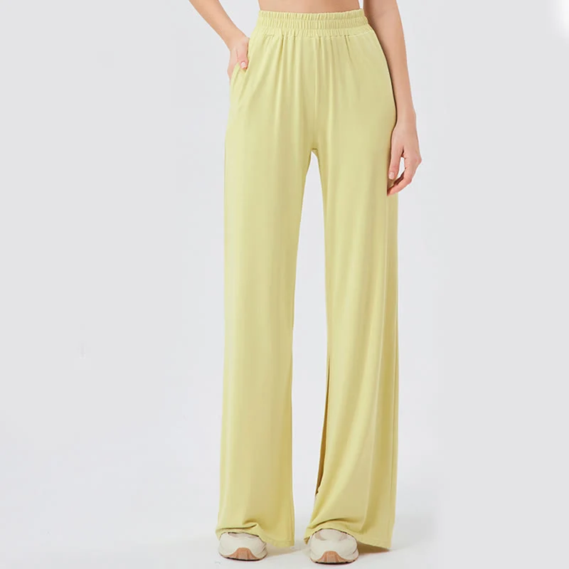 Olivenorma Leichte, weit geschnittene, belüftete, lockere Hose, lässige Yogahose