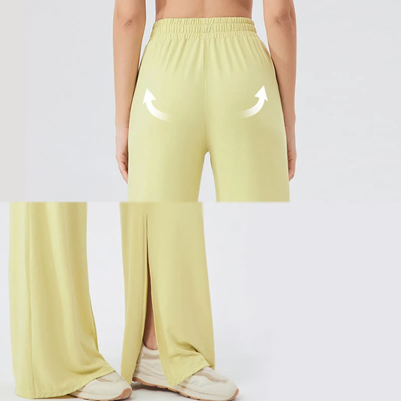 Olivenorma Leichte, weit geschnittene, belüftete, lockere Hose, lässige Yogahose