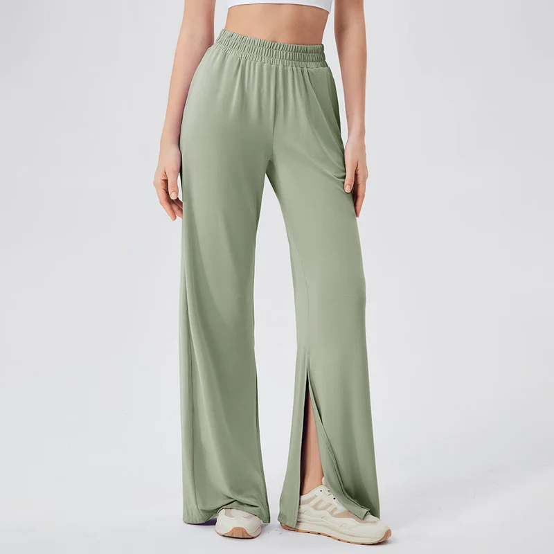 Olivenorma Leichte, weit geschnittene, belüftete, lockere Hose, lässige Yogahose