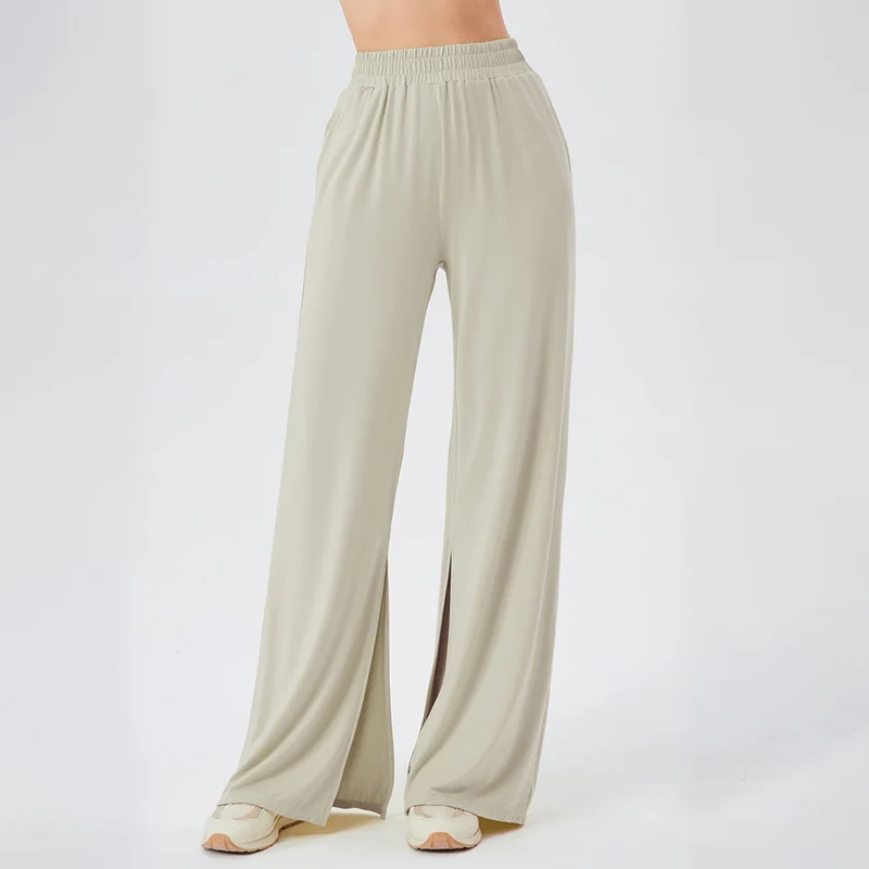 Olivenorma Leichte, weit geschnittene, belüftete, lockere Hose, lässige Yogahose