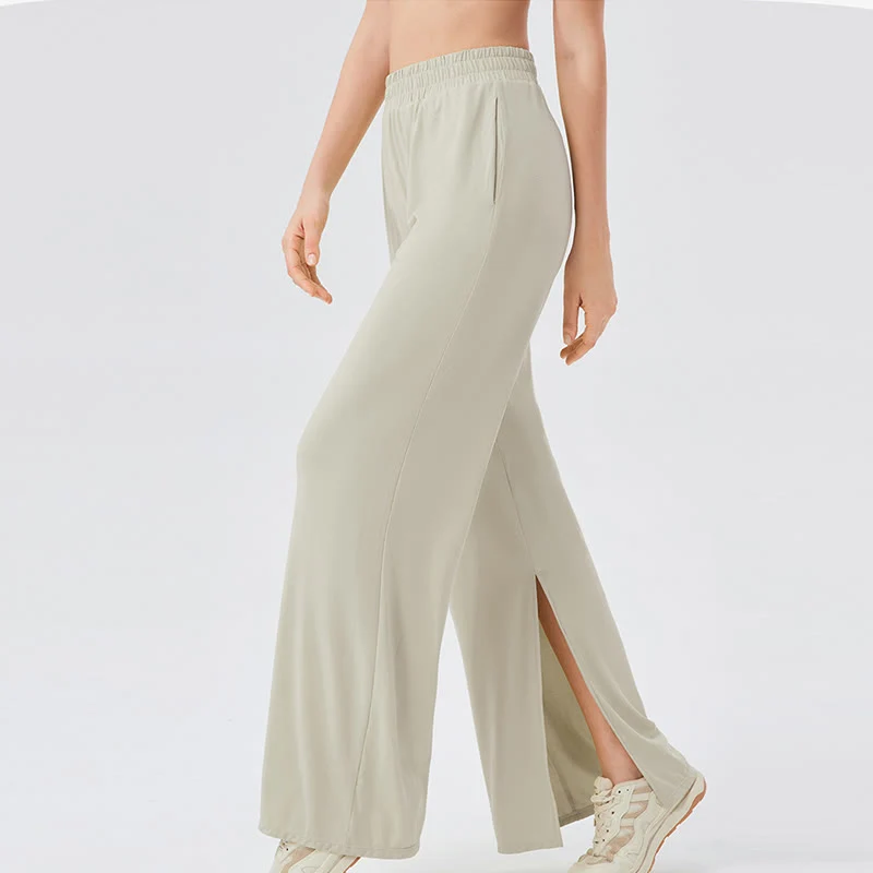 Olivenorma Leichte, weit geschnittene, belüftete, lockere Hose, lässige Yogahose