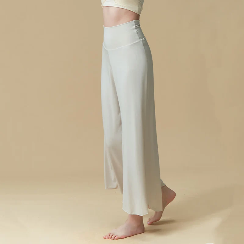 Olivenorma Nylon High-Waist Atmungsaktive Yoga-Pilates-Hose