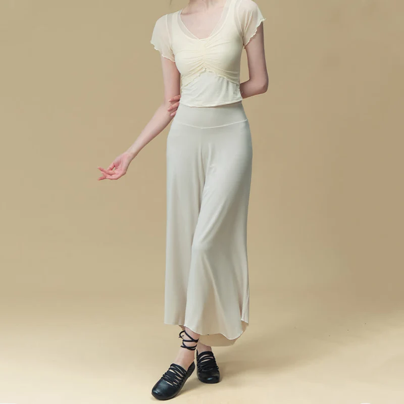 Olivenorma Nylon High-Waist Atmungsaktive Yoga-Pilates-Hose