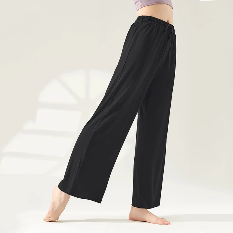 Olivenorma Modal Yogahose mit geradem Bein und weitem Bein