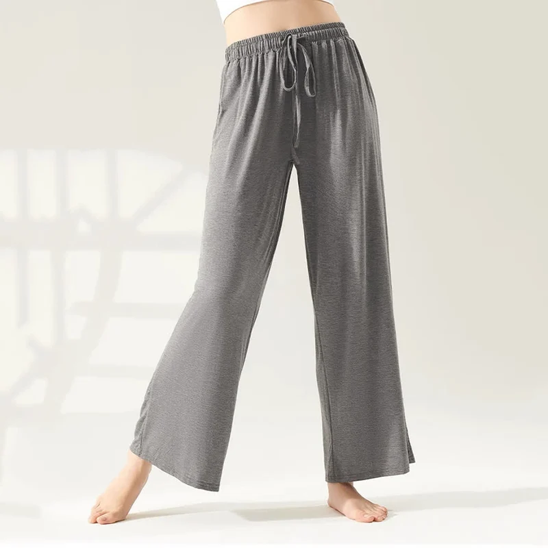 Olivenorma Modal Yogahose mit geradem Bein und weitem Bein