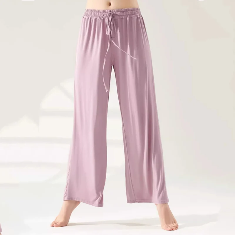 Olivenorma Modal Yogahose mit geradem Bein und weitem Bein