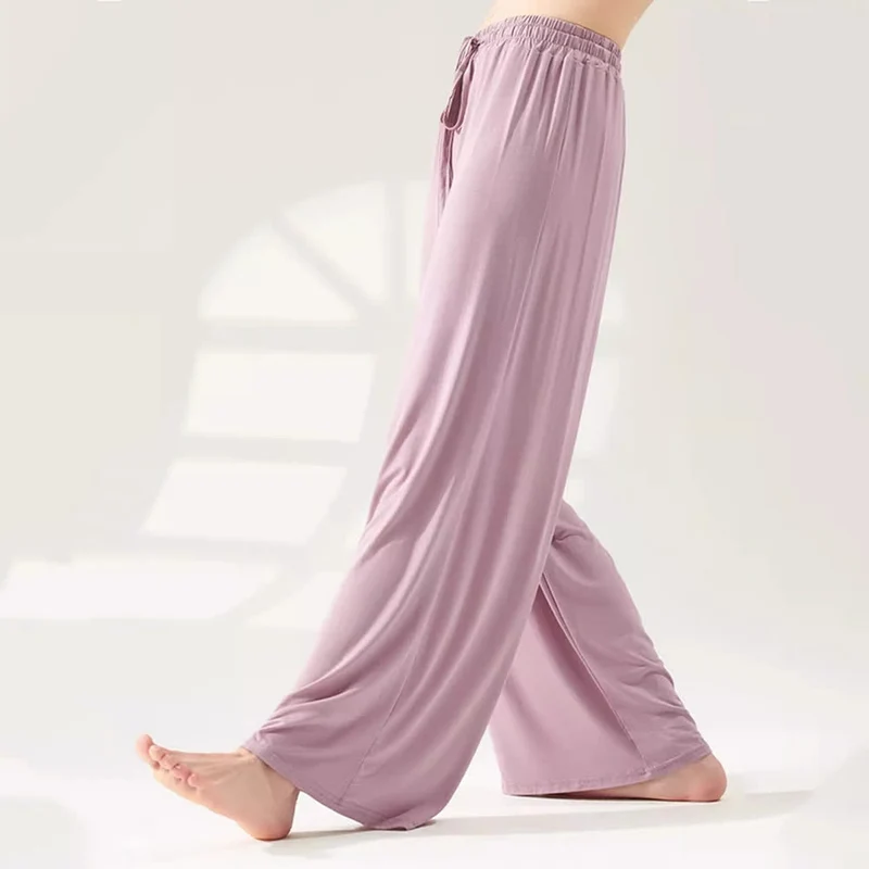 Olivenorma Modal Yogahose mit geradem Bein und weitem Bein