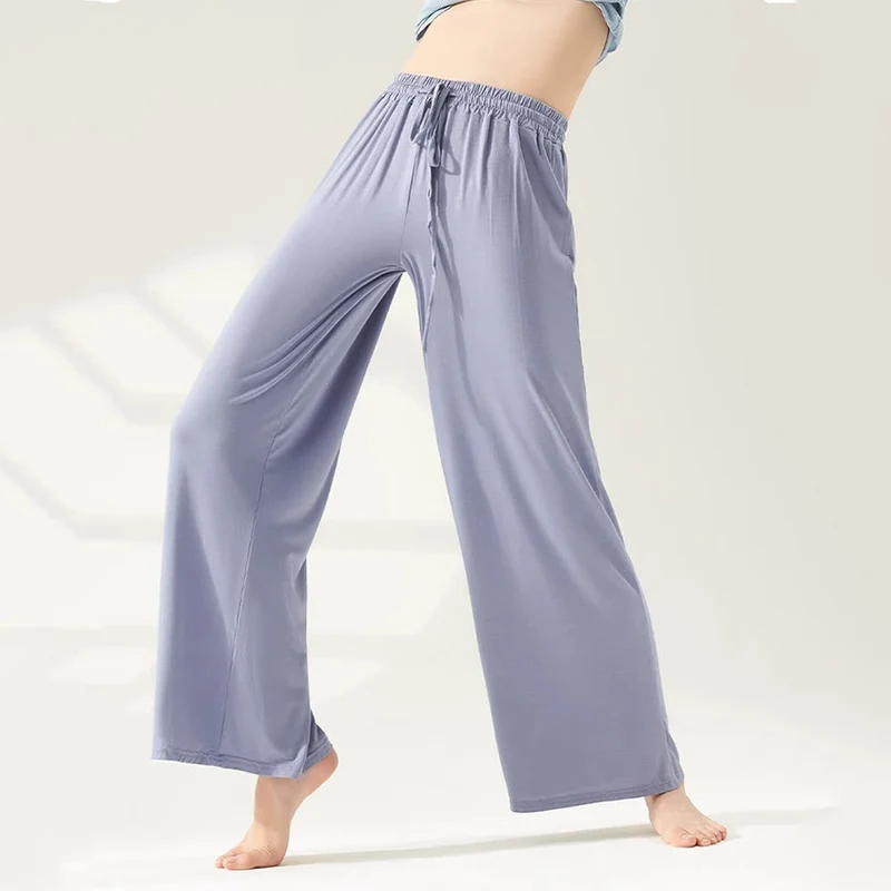 Olivenorma Modal Yogahose mit geradem Bein und weitem Bein