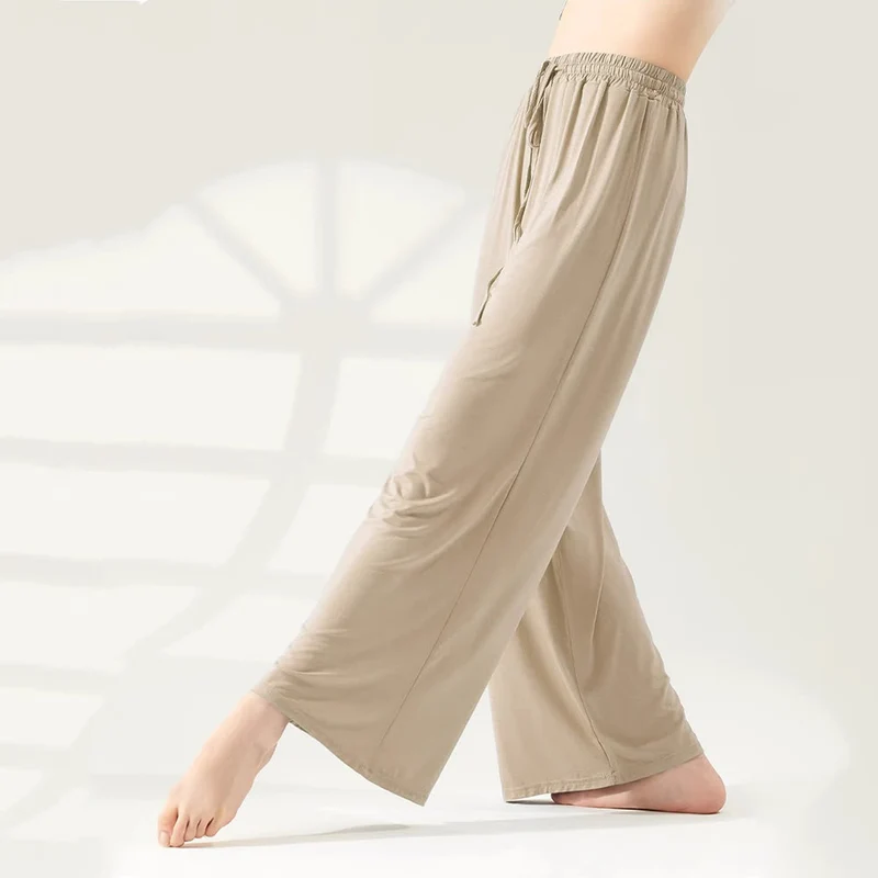 Olivenorma Modal Yogahose mit geradem Bein und weitem Bein