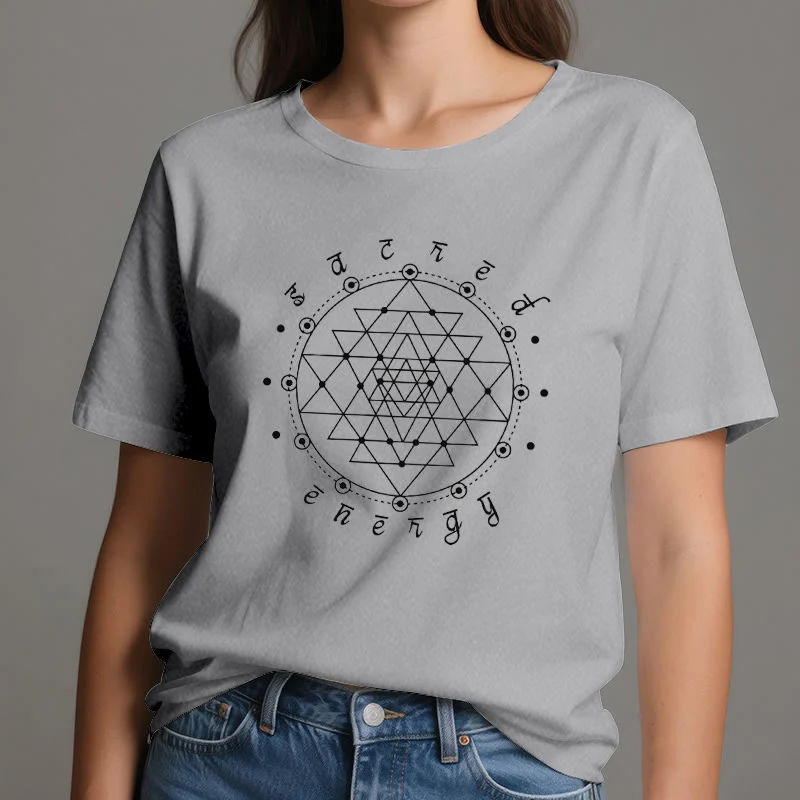 Olivenorma Heilige Energie Sri Yantra Spirituelles T-Shirt