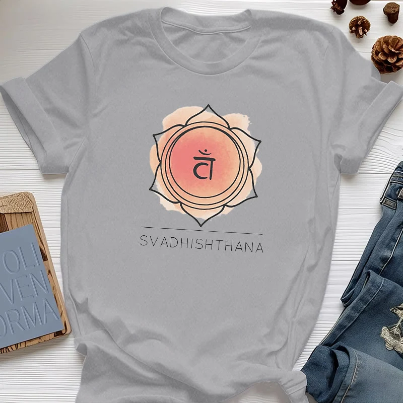Olivenorma Orange Sakralchakra Yoga T-Shirt