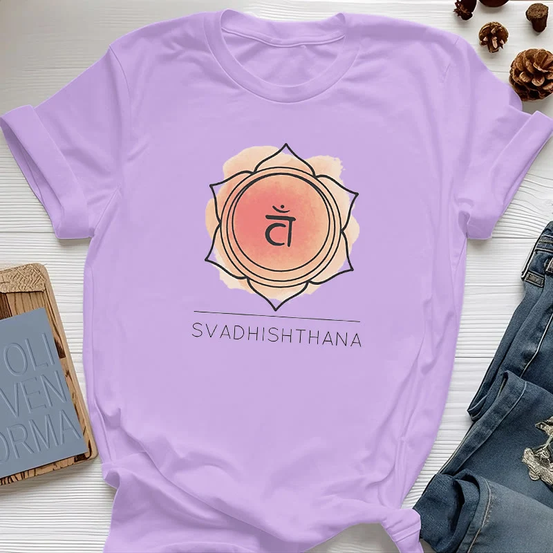 Olivenorma Orange Sakralchakra Yoga T-Shirt