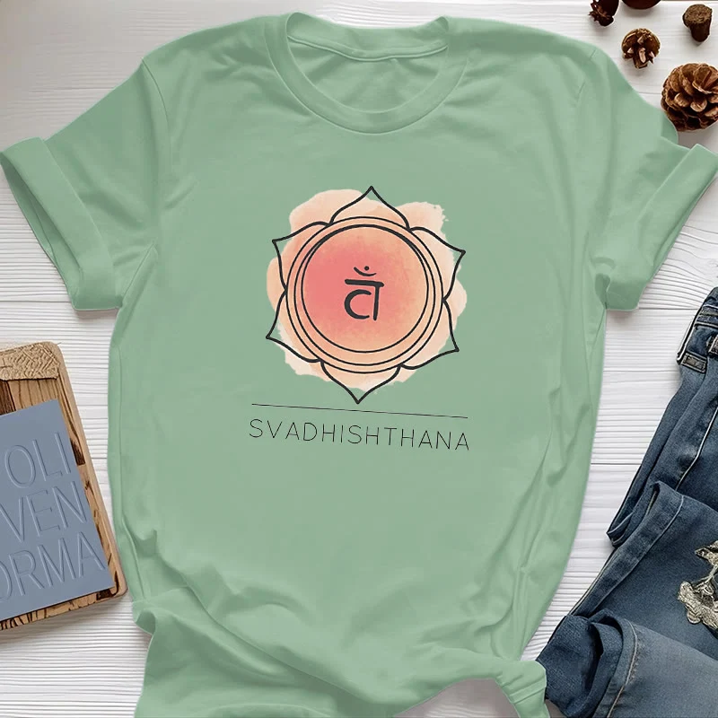 Olivenorma Orange Sakralchakra Yoga T-Shirt
