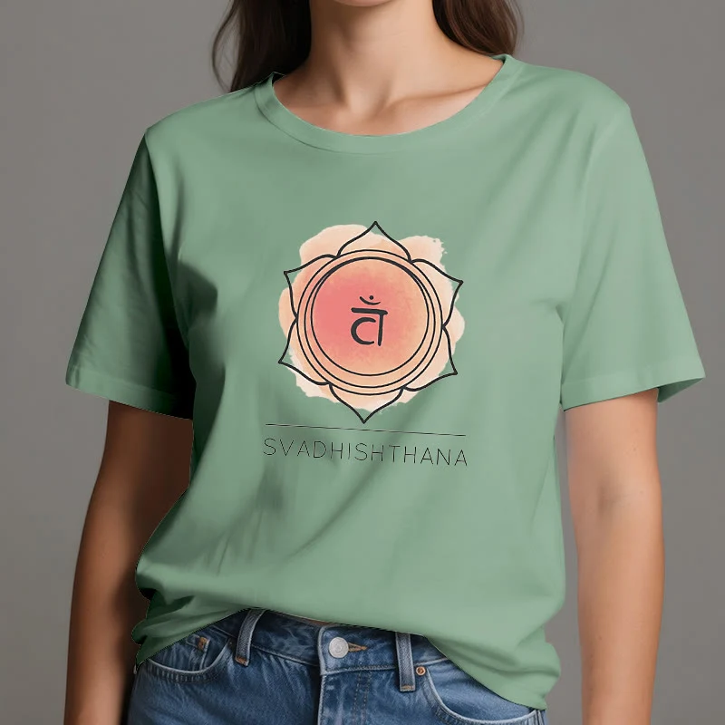 Olivenorma Orange Sakralchakra Yoga T-Shirt