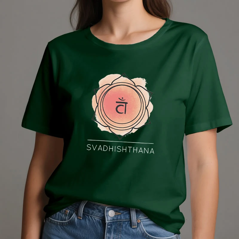 Olivenorma Orange Sakralchakra Yoga T-Shirt