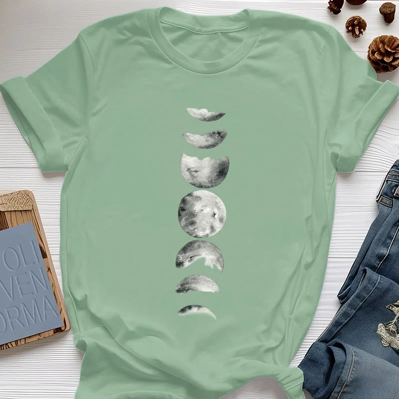 Olivenorma Mondphasen-Meditation T-Shirt