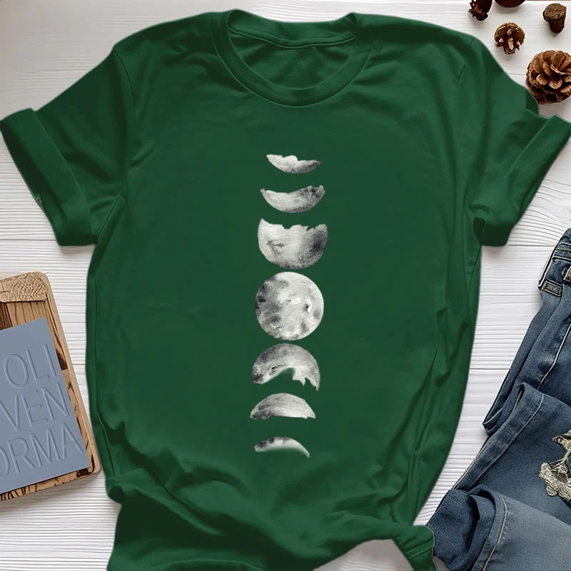 Olivenorma Mondphasen-Meditation T-Shirt