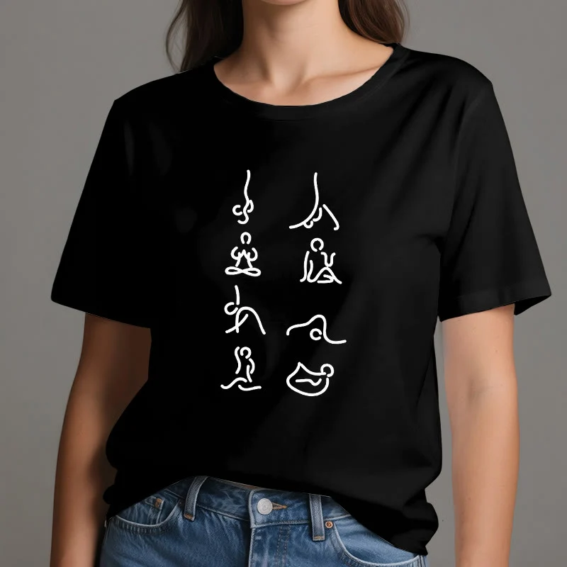 Olivenorma Yoga Meditationsbewegungen T-Shirt