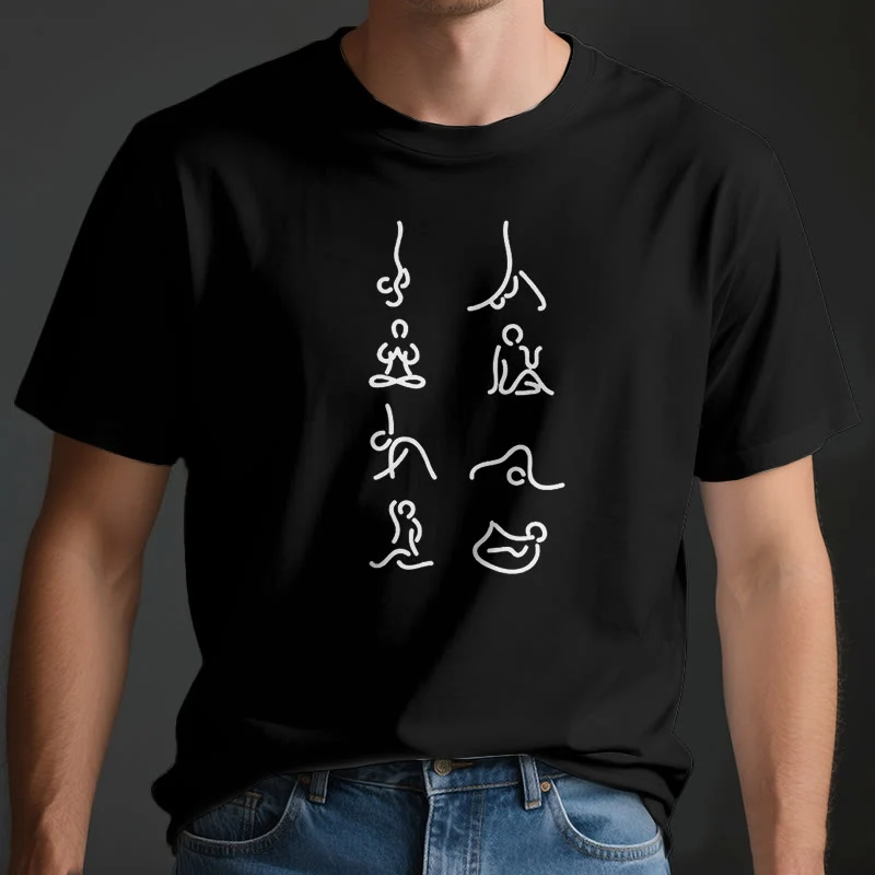 Olivenorma Yoga Meditationsbewegungen T-Shirt