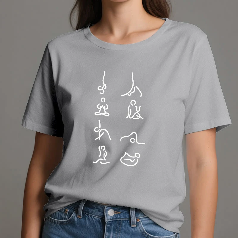 Olivenorma Yoga Meditationsbewegungen T-Shirt