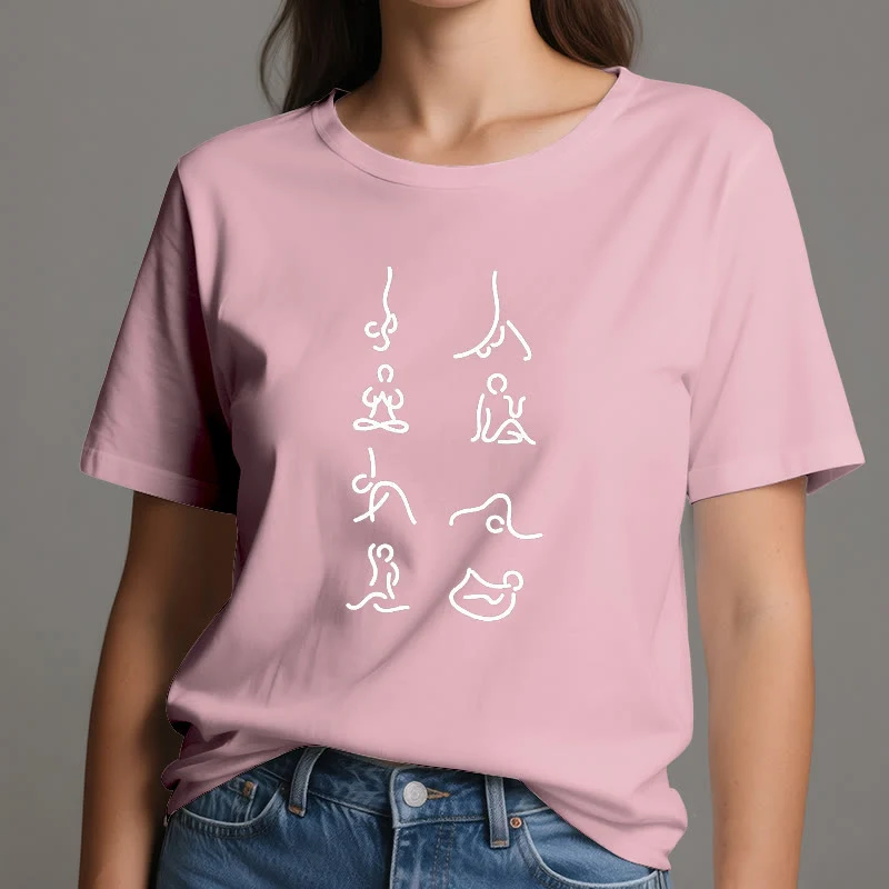 Olivenorma Yoga Meditationsbewegungen T-Shirt