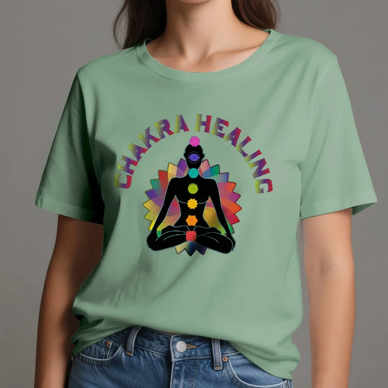 Olivenorma Chakra Heilung Reiki Yoga Meditation T-Shirt