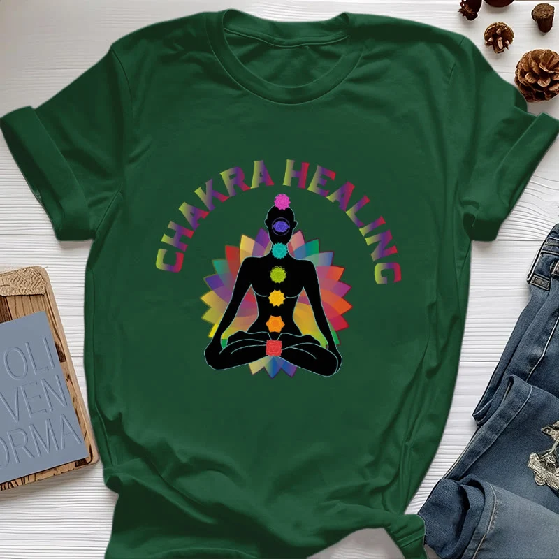 Olivenorma Chakra Heilung Reiki Yoga Meditation T-Shirt