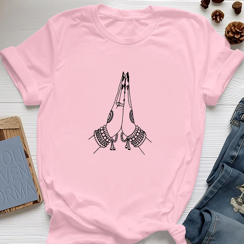 Olivenorma Meditation Namaste Yoga T-Shirt