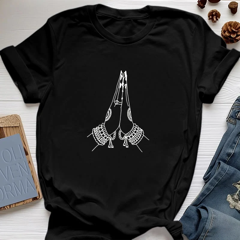 Olivenorma Meditation Namaste Yoga T-Shirt