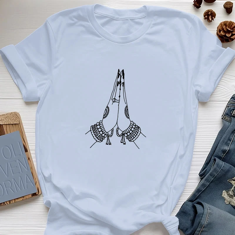 Olivenorma Meditation Namaste Yoga T-Shirt