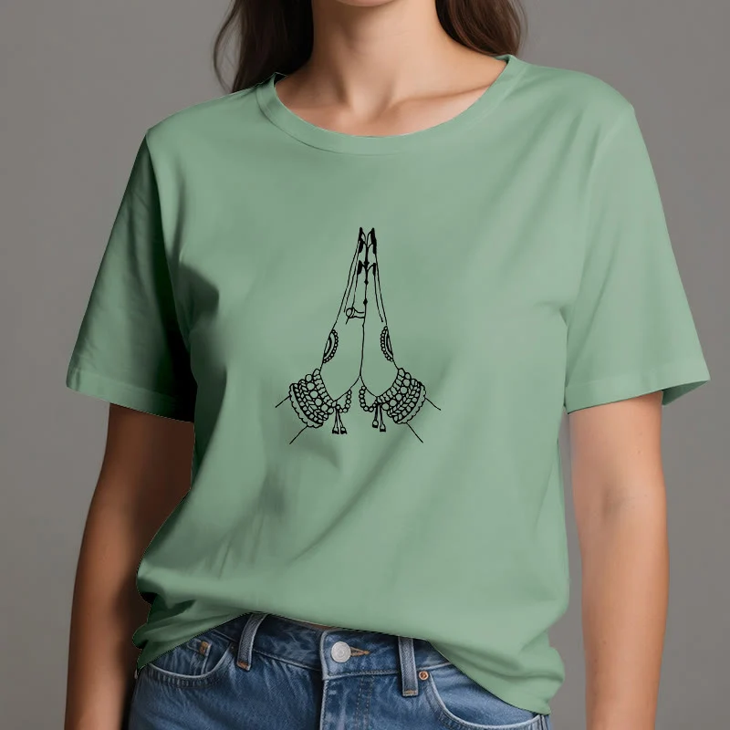 Olivenorma Meditation Namaste Yoga T-Shirt
