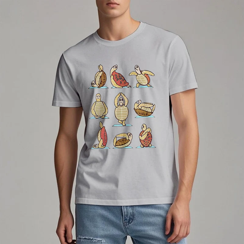 Olivenorma Yoga Schildkröte T-Shirt
