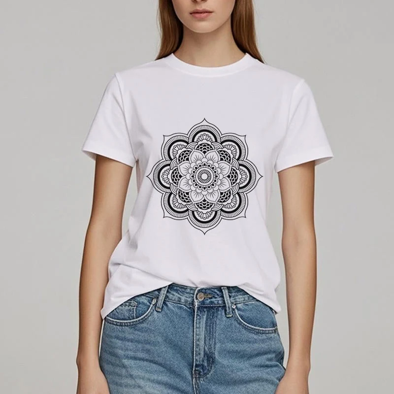 Olivenorma Mandala Lotus T-Shirt