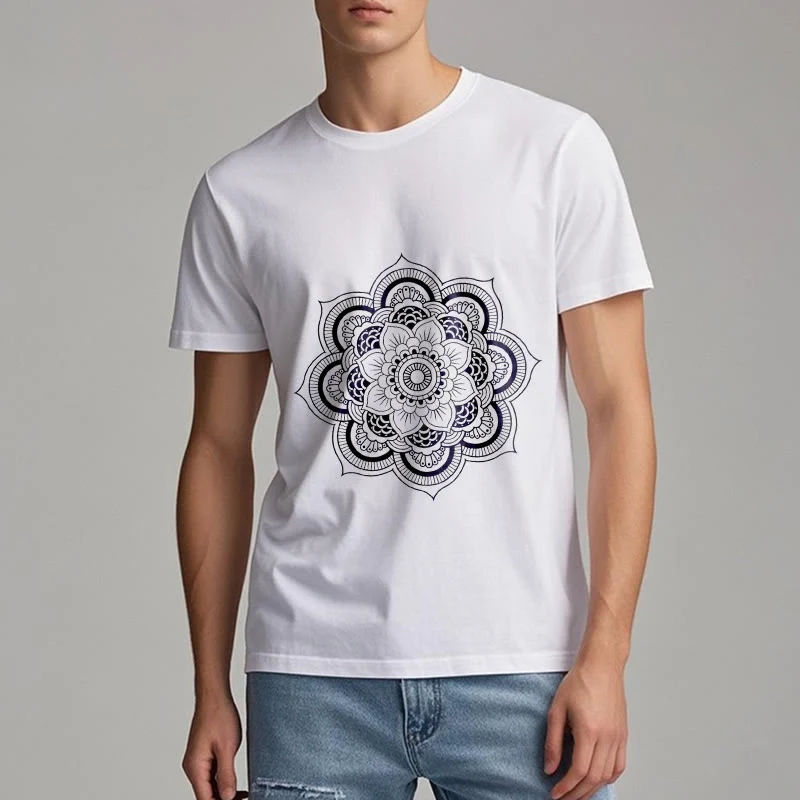 Olivenorma Mandala Lotus T-Shirt