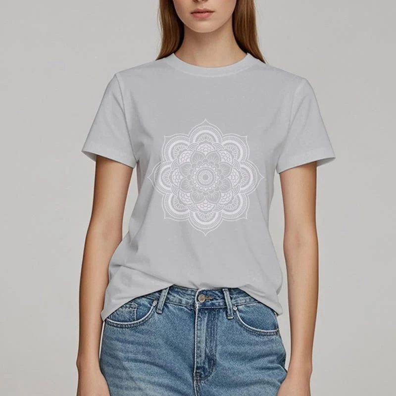 Olivenorma Mandala Lotus T-Shirt