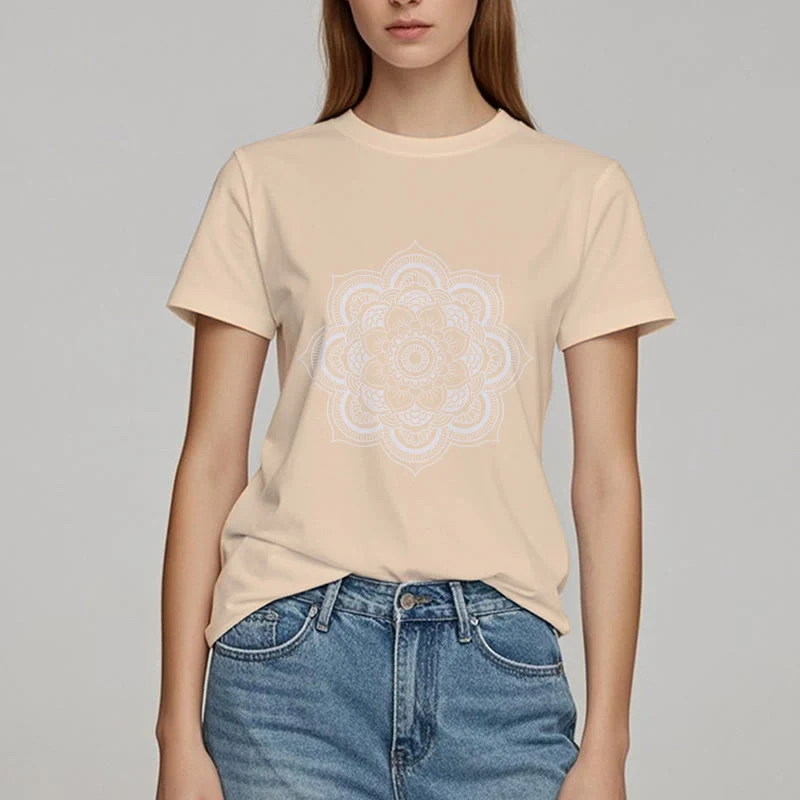 Olivenorma Mandala Lotus T-Shirt