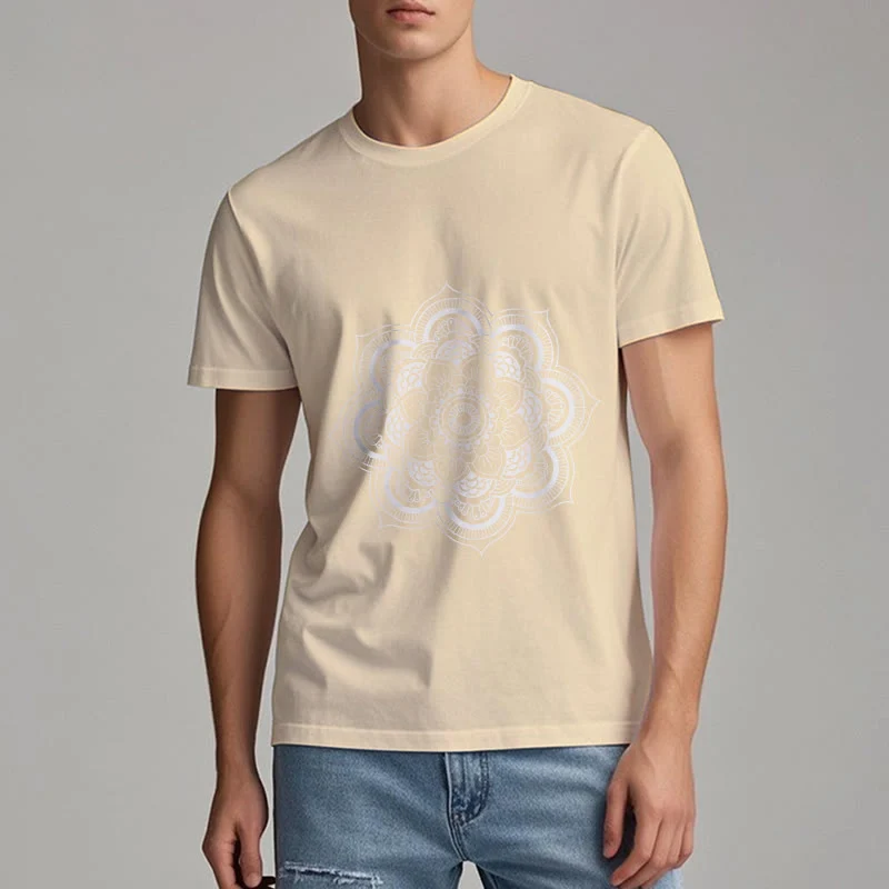 Olivenorma Mandala Lotus T-Shirt
