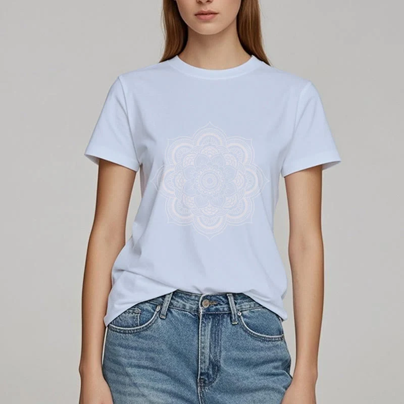 Olivenorma Mandala Lotus T-Shirt