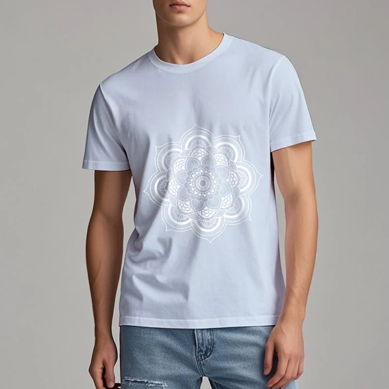 Olivenorma Mandala Lotus T-Shirt