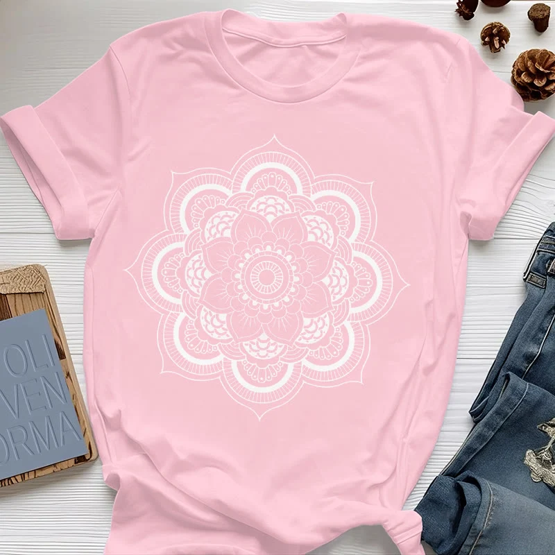 Olivenorma Mandala Lotus T-Shirt