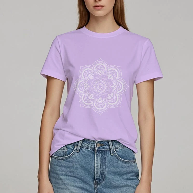 Olivenorma Mandala Lotus T-Shirt